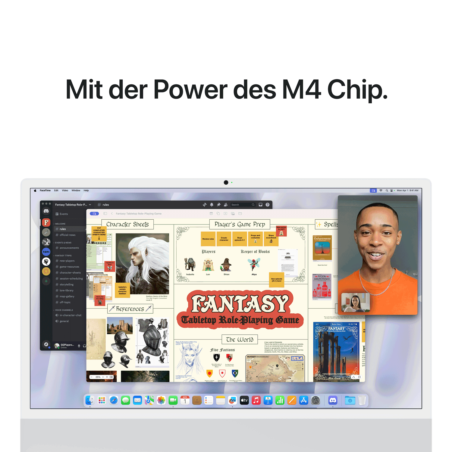 Apple iMac 24" M4 16 GB RAM 1 TB SSD Gigabit Ethernet Silber