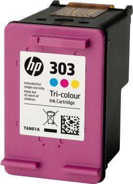 HP 303 4 ml farbstoffbasiert dreifarbig (T6N01AE#UUS)
