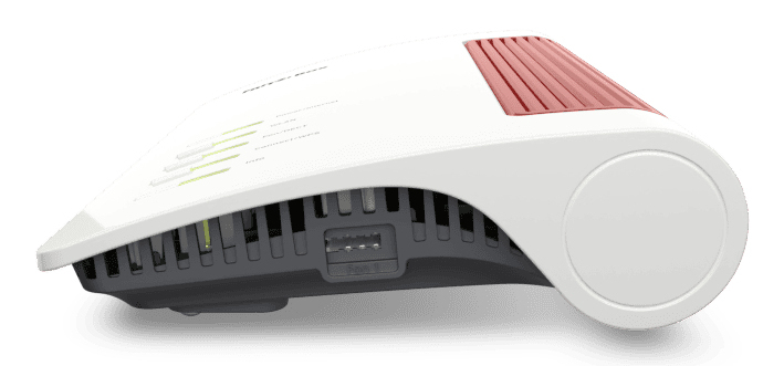 AVM FRITZ!Box 4690 Wi-Fi 7 WLAN-Router 5,76 Gbps Rot, Weiß