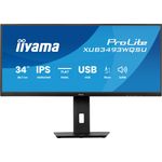 Iiyama ProLite XUB3493WQSU-B6, LED-Monitor 86.7 cm (34 Zoll), schwarz (matt), QHD, IPS, 120 Hz, HDMI, 120Hz Panel (XUB3493WQSU-B6)