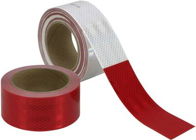 3M Reflexfolie Diamond Grade™ 983-326 983326 Rot/Weiß (reflektierend) 1 Rolle(n) (L x B) 45.7 m x 50.8 mm (983326)