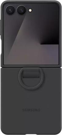 Samsung Flip7 Ring Case Silicone Black (EF-PF766TBEGWW)