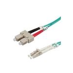 VALUE LWL-Kabel 50/125µm OM3, LC/SC, türkis 1m (21.99.8711)