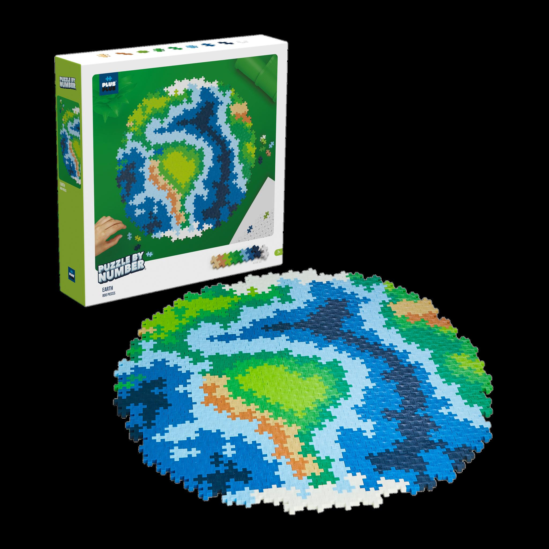 Plus-Plus Earth Block-Puzzle 800 Stück(e) Globus (014-3914)
