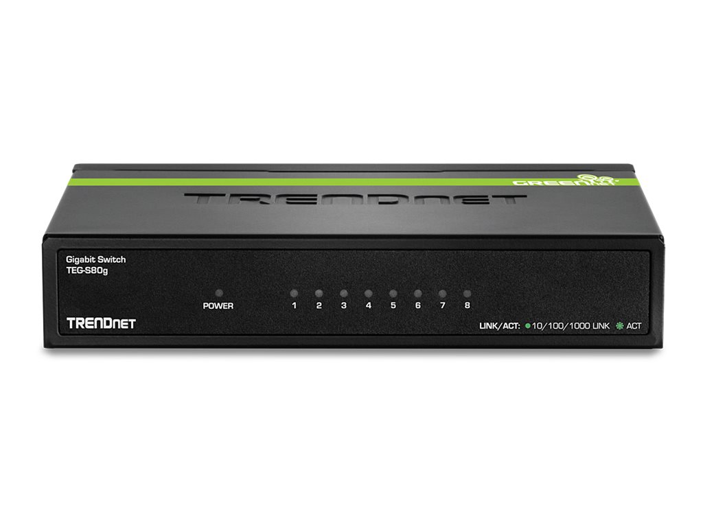 TRENDnet TEG-S80G 8-Port Gigabit Ethernet Switch