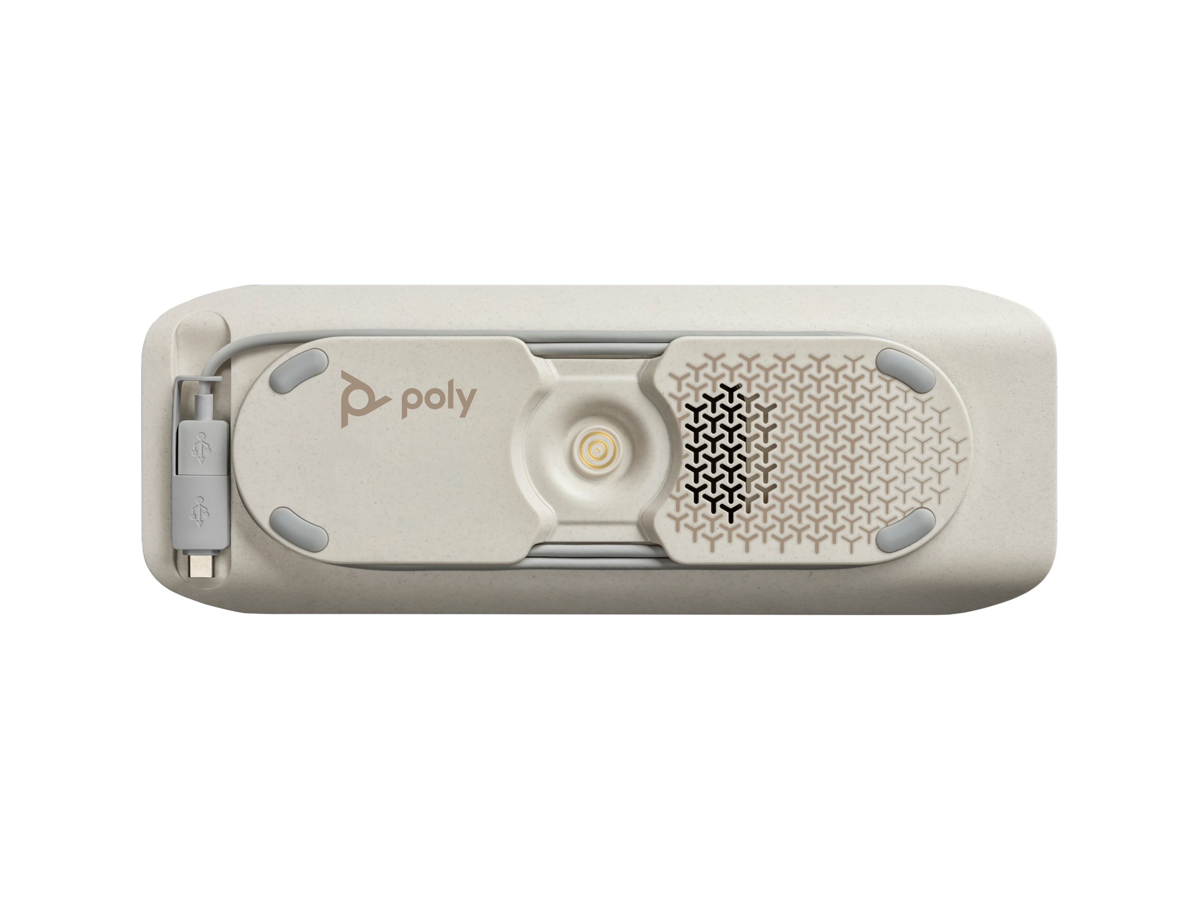 HP Poly Sync 40+M Freisprecheinrichtung Microsoft Teams zertifiziert USB/Bluetooth Silber, Schwarz