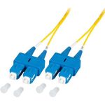 EFB Elektronik O2513.3-1.2 Glasfaserkabel 3 m 2x SC OS2 Gelb (O2513.3-1.2)