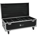 ROADINGER Flightcase 8x AKKU IP PAR 7 QCL WDMX mit Ladefunktion (31005183)