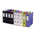 ELBA Ordner myColour, Rückenbreite: 80 mm, schwarz-weiß DIN A4, Einband außen (100081033)