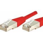 Patchkabel S/FTP, PiMF, CAT.6, rot, 15,0 m Patchkabel mit besonders schmalem Knickschutz (856919)