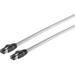 S/CONN maximum connectivity Netzwerkkabel-Patchkabel cat. 8.1 S/FTP PIMF Halogenfrei grau 1,0m (08-40020)