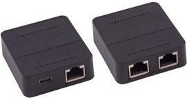 shiverpeaks Netzwerk-Switch, 3-fach, 1x2, schwarz Anschlüsse Eingang/Ausgang: 1x RJ45, 2x RJ45, 3 Ports, - 1 Stück (BS08-01101)