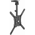 Gembird CM-55ST-01 Vollbewegliche TV-Deckenhalterung, 23" - 55", schwarz (CM-55ST-01)