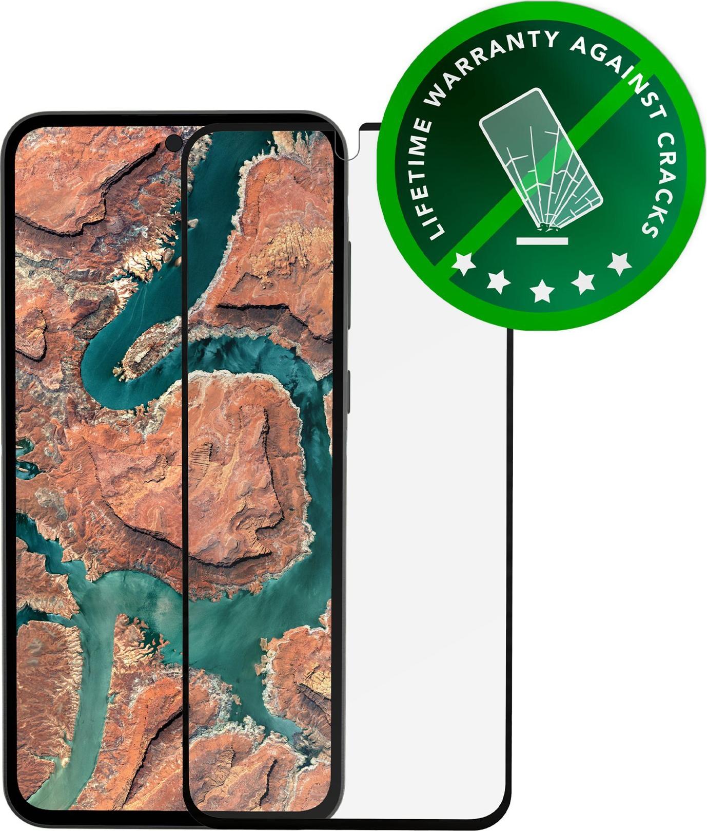 dbramante1928 Eco-Shield Bildschirmschutz für Samsung Galaxy A35 5G 6,4" Black Edge