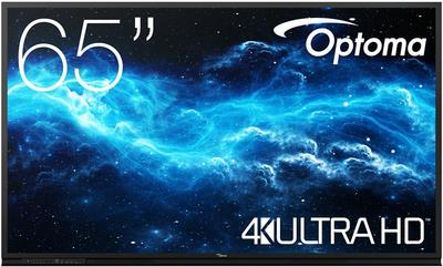 Optoma Creative Touch 3652RK 165 cm 65" Diagonalklasse 3-Series LCD-Display mit LED-Hintergrundbeleuchtung interaktiv Touchscreen Multi-Touch 4K UHD 2160p 3840 x 2160 Direct LED Schwarz (H1F0H03BW101)