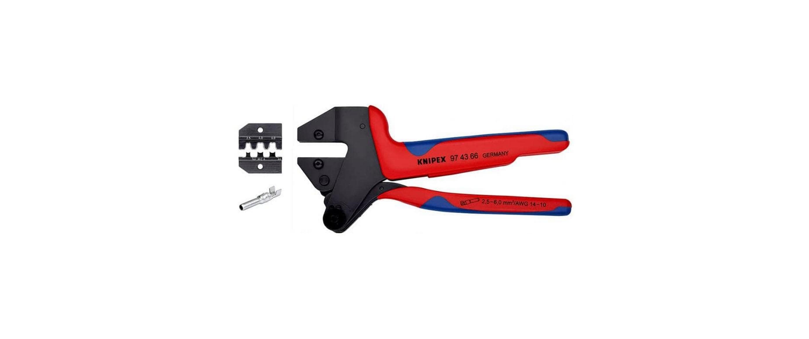 KNIPEX 97 43 66 Crimpzange 6 mm²