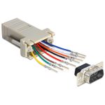 Delock Adapter D-Sub 15 Pin Stecker > RJ45 Buchse Montagesatz (65432)