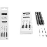 COPIC Multiliner Fineliner schwarz 0.5 + 0.8 + 1.0 mm, 3 St. (22075632)