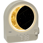 TFA Dostmann 60.2053.15 Quarz Lichtwecker Hellgrau Alarmzeiten 2 Ambiente Licht (60.2053.15)