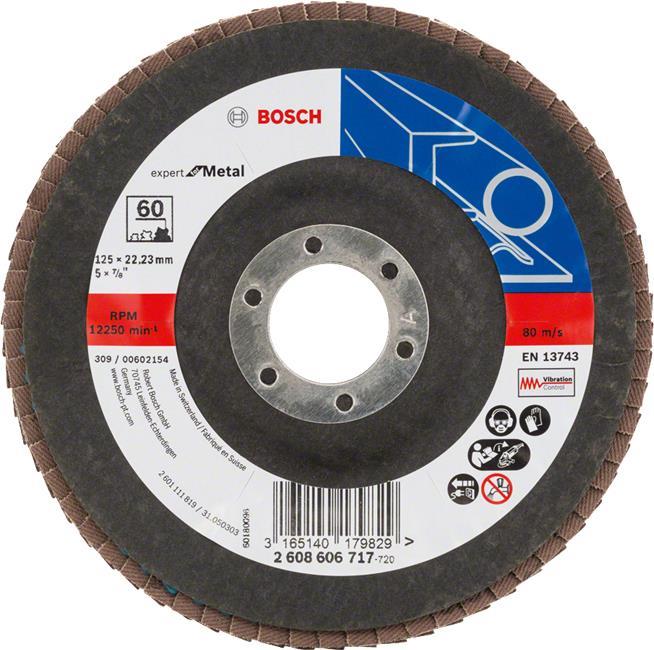 Bosch 2608606717. Typ: Schneidedisk, Für Materialien geeignet: Metall, Markenkompatibilität: Bosch. Menge pro Packung: 1 Stück(e) (2608606717)