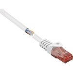 RF-5043884 RJ45 Netzwerkkabel Patchkabel CAT 6 U/UTP 2.00 m Weiß mit (RF-5043884)