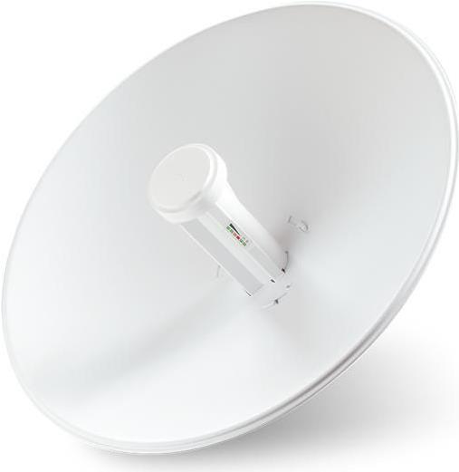 Ubiquiti Networks PBE-M5-400. Datenübertragungsrate (Maximum): 1000 Mbit/s. Antenne Zunahmeniveau (max): 25 dBi. Produktfarbe: Weiß, LED-Anzeigen: LAN, Leistung, WLAN, RAM-Speicher: 64 MB. Stromverbrauch (typisch): 8 W. Zertifizierung: FCC, IC, CE (11842)