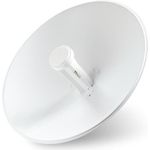 Ubiquiti Networks PBE-M5-400. Datenübertragungsrate (Maximum): 1000 Mbit/s. Antenne Zunahmeniveau (max): 25 dBi. Produktfarbe: Weiß, LED-Anzeigen: LAN, Leistung, WLAN, RAM-Speicher: 64 MB. Stromverbrauch (typisch): 8 W. Zertifizierung: FCC, IC, CE (11842)