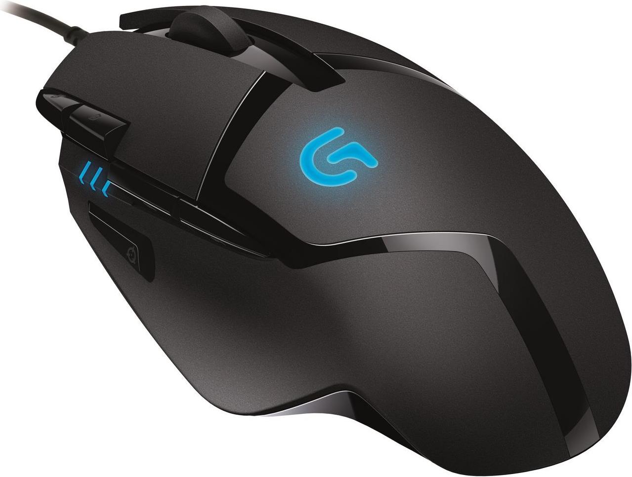 Logitech Hyperion Fury G402 Maus USB 2.13 m Schwarz
