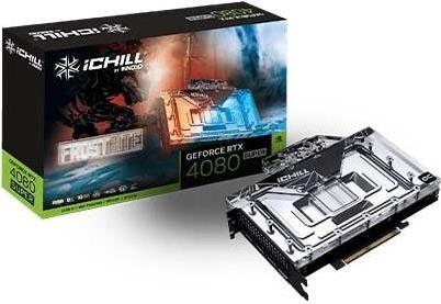 Inno3D iCHiLL GeForce RTX 4080 SUPER Frostbite 16 GB GDDR6X - High-End Grafikkarte (C408S-166XX-1870FB) (geöffnet)