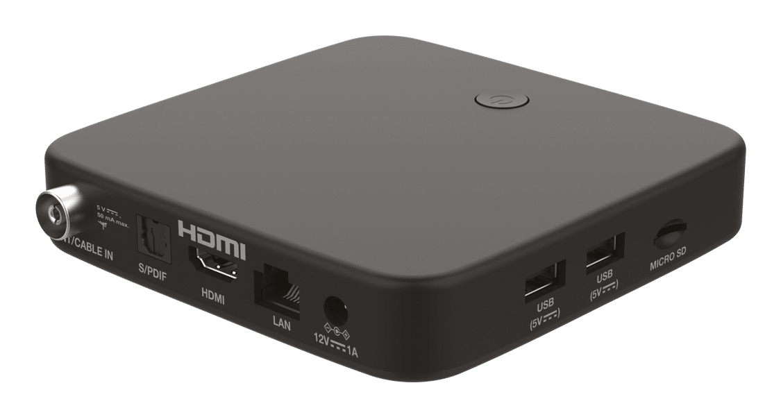 Strong SRT423 Set-Top-Box DVB-C DVB-T2 4K Ultra HD Schwarz