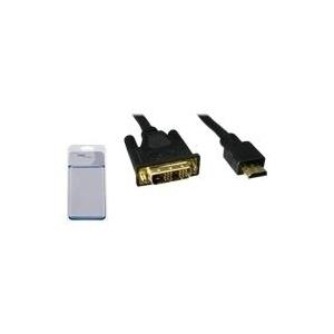 Dinic Kabel HDMI auf DVI 2m (HDMI-DVI-2DI)