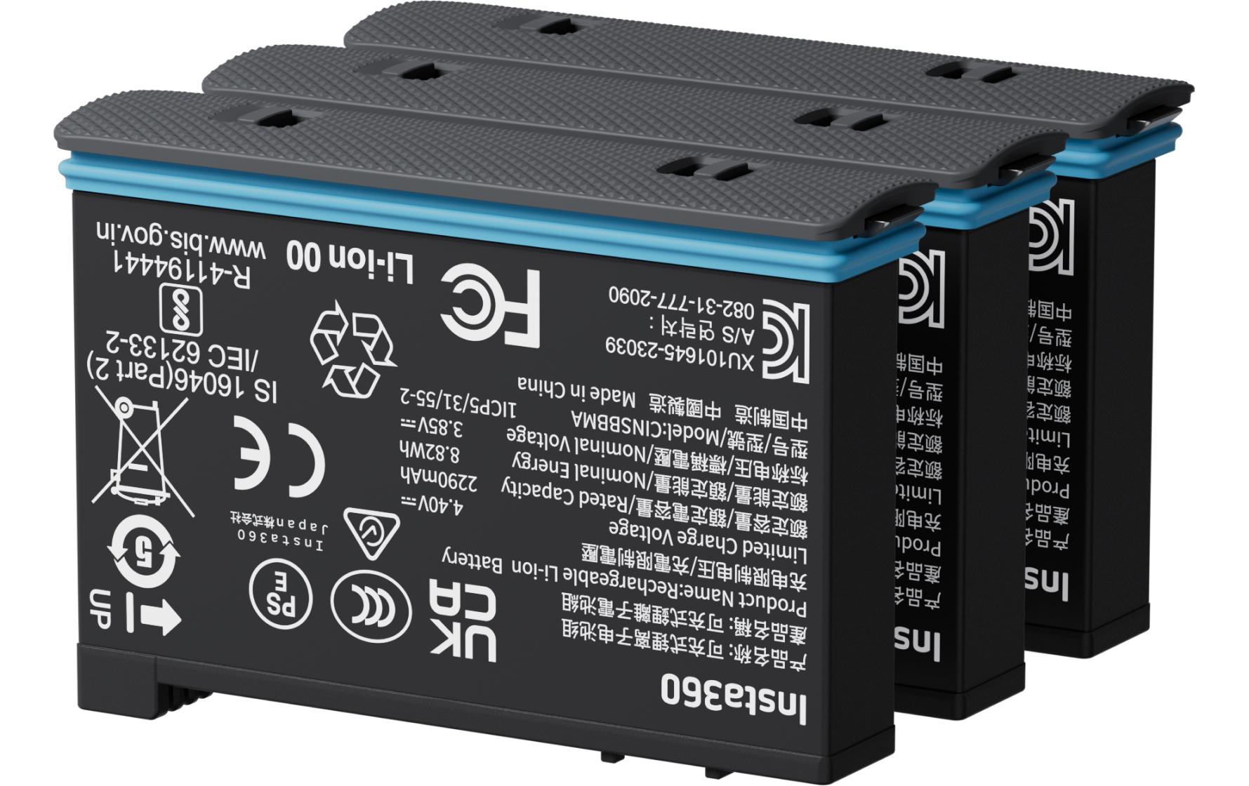 Insta360 CINSBBMA Akku 2290 mAh 3.85 V Schwarz
