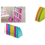 Esselte-Leitz LEITZ Stehsammler WOW, DIN A4, Kunststoff, grün Fassungsvermögen: 60 mm, Vorderseite bis unten offen, - 1 Stück (5277-10-54)