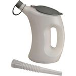 PRESSOL Messbecher a.PE 1l weiß/transp. m.Deckel/Klappe PRESSOL Flexauslauf (07621)