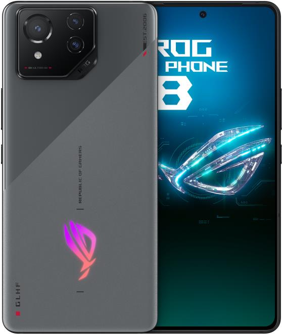 ASUS ROG Phone 8 AI2401-12G256G-GY-EU 17,2 cm (6.78") Dual-SIM Android 14 5G 12 GB 256 GB 5500 mAh Grau (90AI00N2-M000P0)