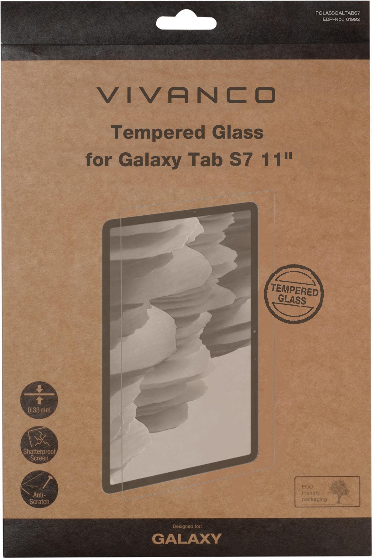 Vivanco Tempered Glass Klare Bildschirmschutzfolie Samsung 1 Stück(e) (PGLASSGALTABS7)