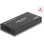 Delock HDMI Splitter 1 x in zu 2 out 4K 60 Hz mit Downscaler (18651)
