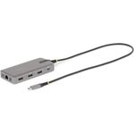 StarTech.com USB-C Triple-Monitor Multiport Adapter, Dual 4K 60Hz + 4k 30Hz HDMI & DisplayPort, 3-Port USB 10Gbps Hub, 100W Power Delivery Pass-Through, GbE, 2ft Cable, Mini Dock (117B-USBC-MULTIPORT)