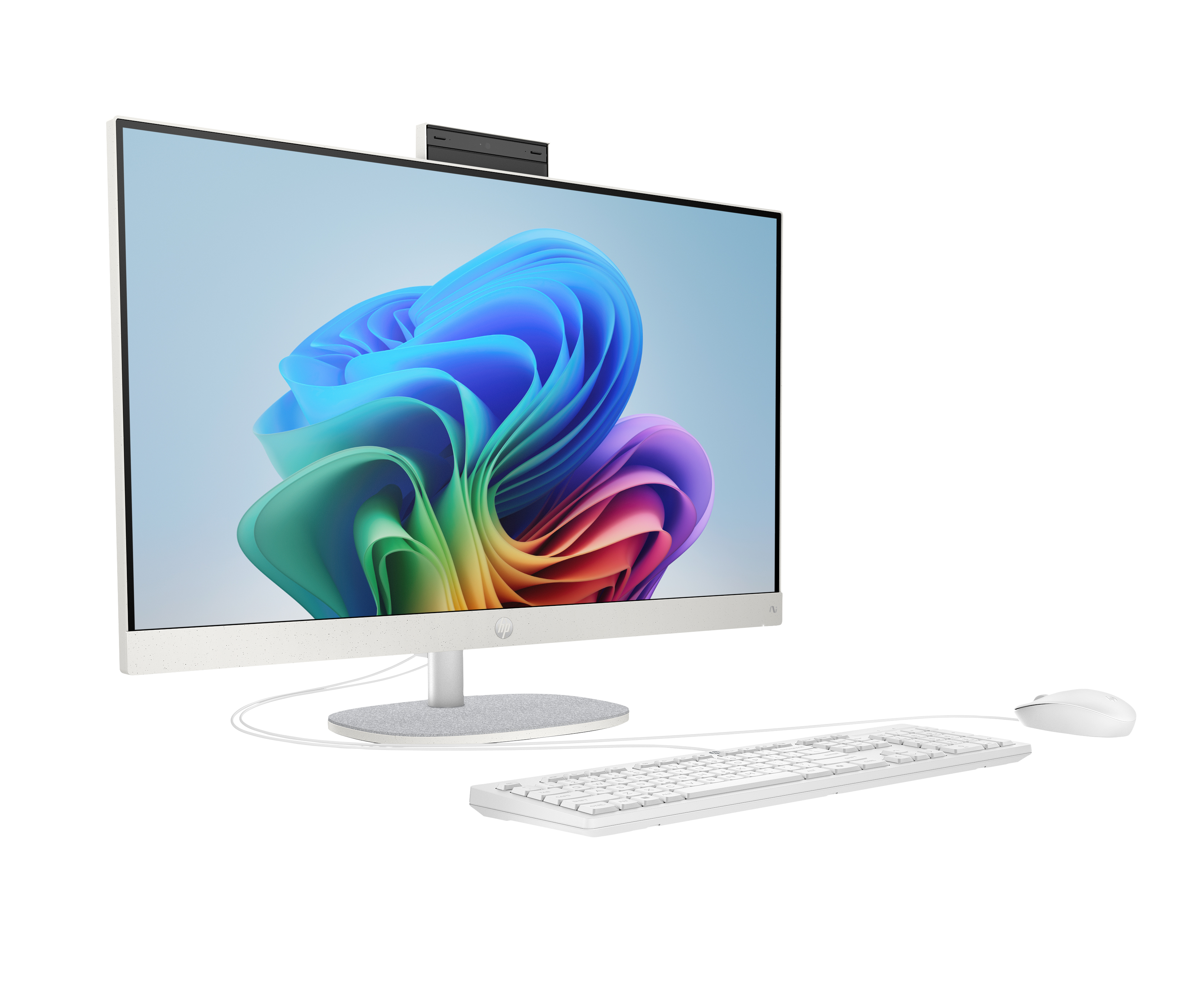 HP 27-ct2073ng 27" All-in-One-PC AMD Ryzen AI 7 350 16 GB RAM 512 GB SSD Weiß