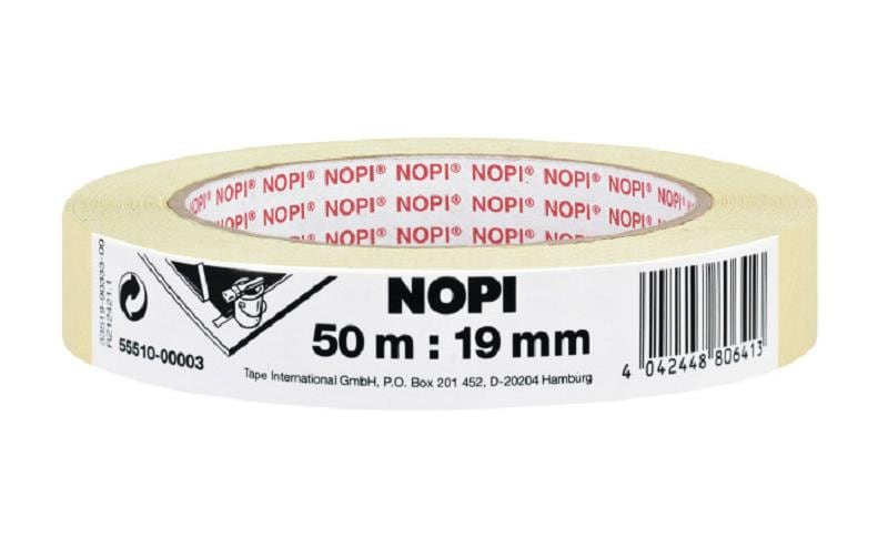 tesa NOPI Malerkrepp 50 m x 19 mm Beige