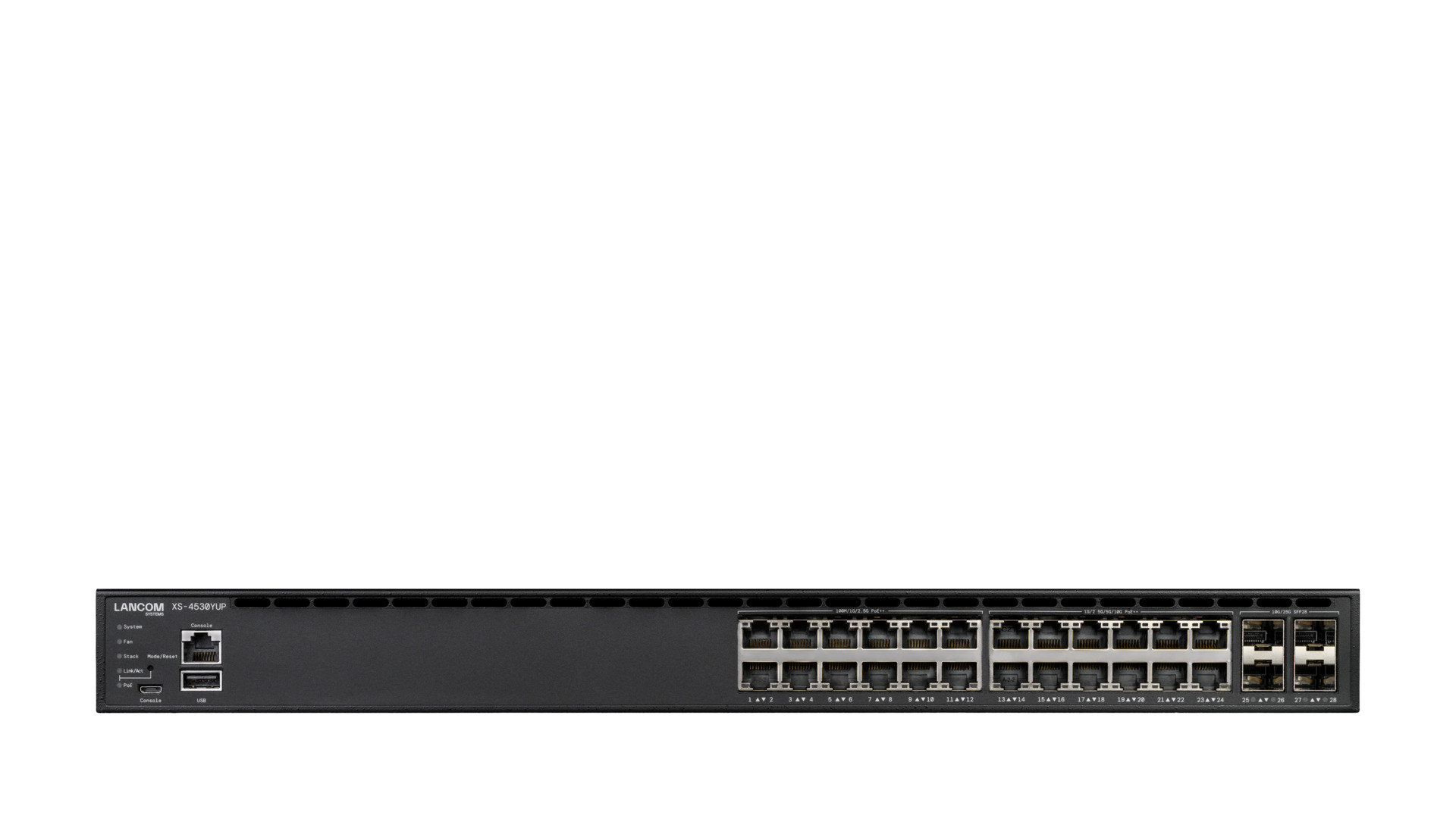 LANCOM XS-4530YUP Switch 30 Ports PoE++ Schwarz