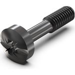 SCHROFF Halsschraube mit Kreuzschlitz/Schlitz - HALSSCHR.M.KR.M2,5 SCHW.100S (21101102)