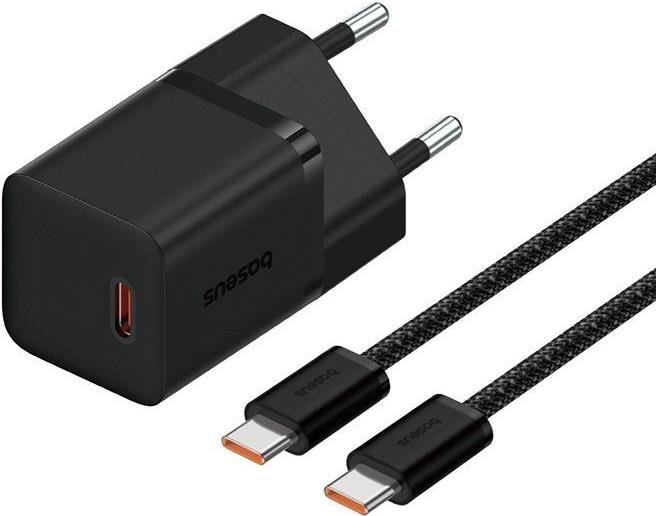 Baseus P10110902113-01 USB-C GaN5 mini 30W Netzladegerät Schwarz (P10110902113-00)