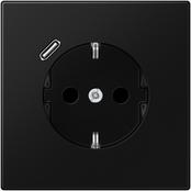 Jung SCHUKO Steckdose mit USB Typ C LS1520-18CSWM (LS1520-18CSWM)