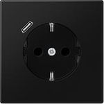 Jung SCHUKO Steckdose mit USB Typ C LS1520-18CSWM (LS1520-18CSWM)
