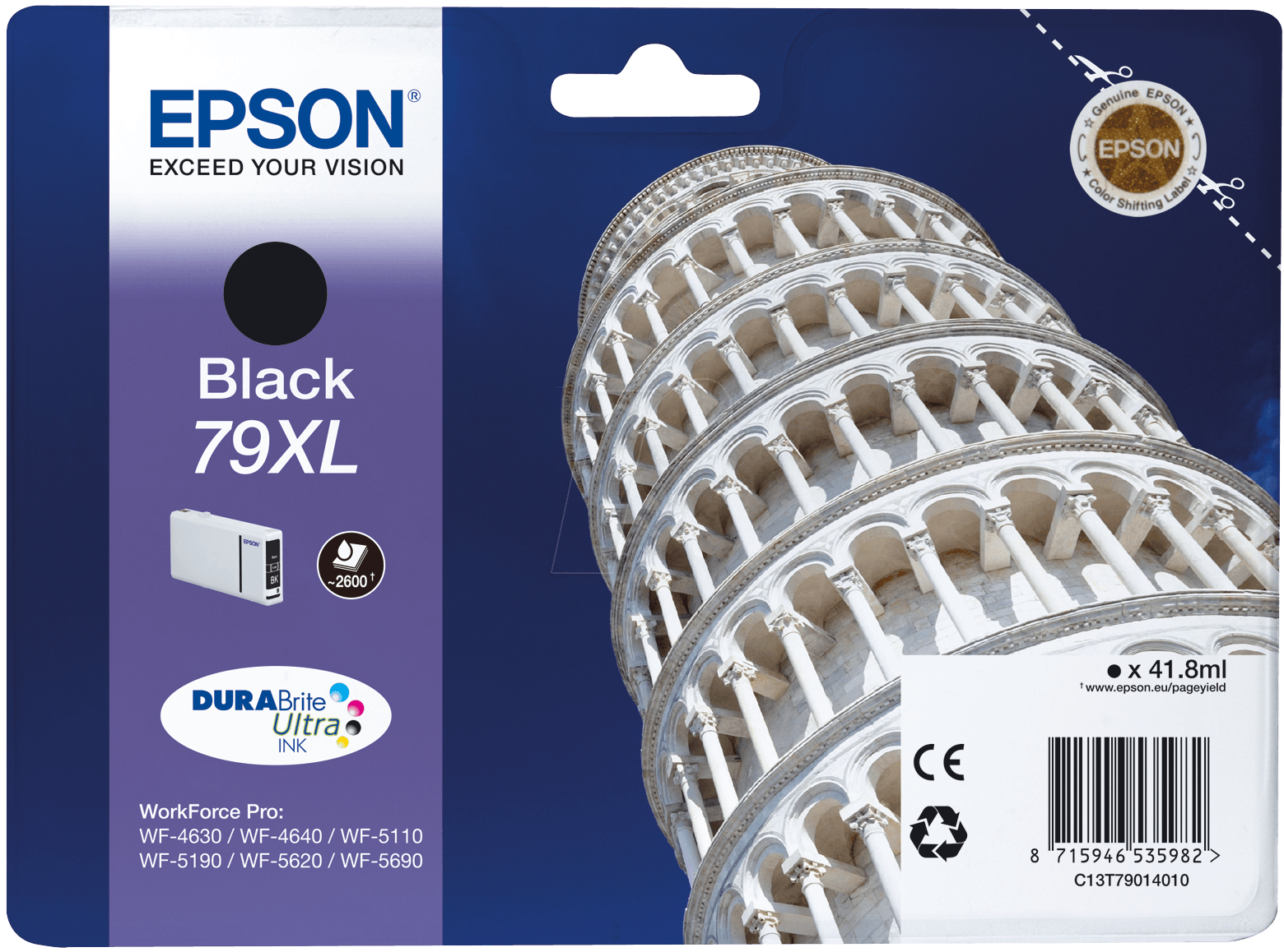 Epson Tinte 79XL Schwarz (C13T79014010)