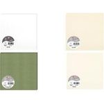 Pollen by Clairefontaine Karte 160 x 160 mm, salbeigrün 210 g/qm, pH-neutrales Papier, säurefrei, zum Bedrucken - 1 Stück (1169C)