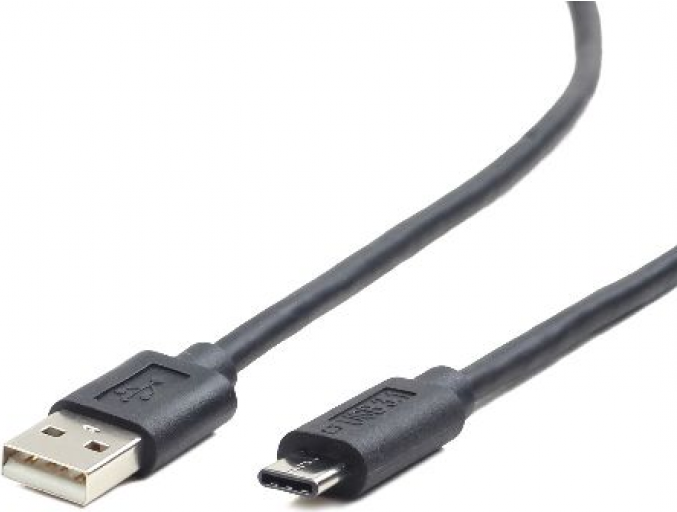 Cablexpert CC-USB2-AMCM-1M USB Kabel USB 2.0 USB A USB C Schwarz (CC-USB2-AMCM-1M)