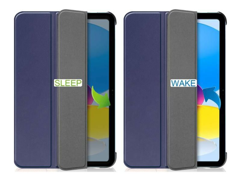 CoreParts Flip-Hülle für Apple iPad 10. Generation 10,9" Blau