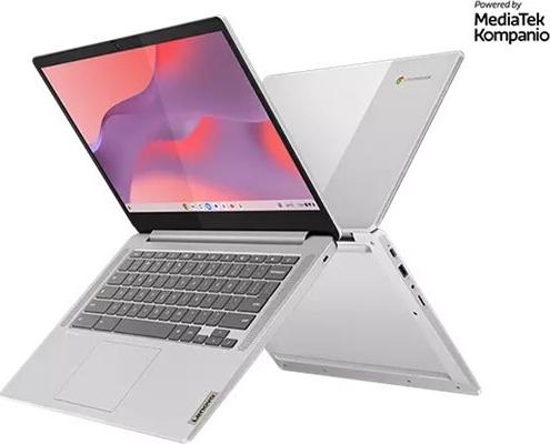 Lenovo IdeaPad Slim 3 Chrome 14M868 82XJ 14" Kompanio 520 4 GB RAM 128 GB eMMC Wolken Grau
